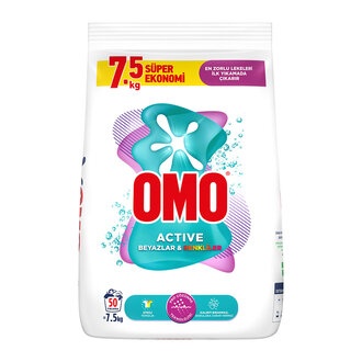 Omo Active Renkliler ve Beyazlar 7.5 Kg