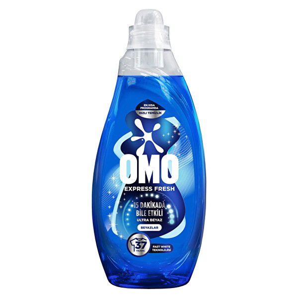 Omo Sıvı Deterjan Express Beyaz Renkli 1.48 Lt