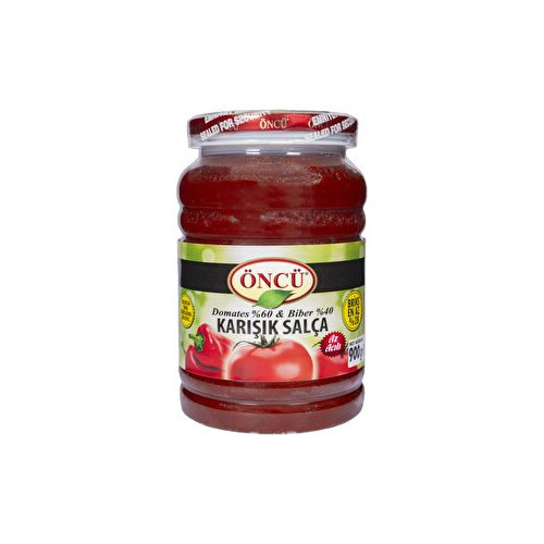 Öncü Domates Biber Karışık Salça 900 Gr