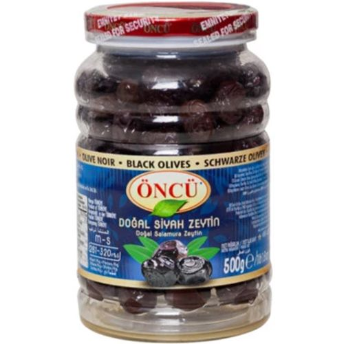 Öncü Siyah Yağlı Zeytin 261-320 M-S 500 Gr