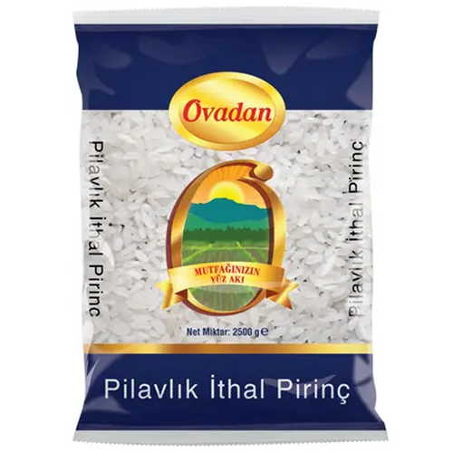 Ovadan Pirinç Pilavlık İthal 2500 Gr