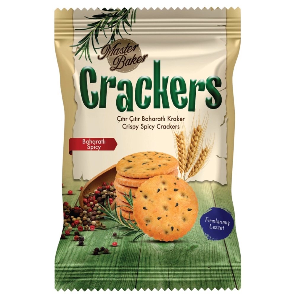Oylum Baharatlı Yuvarlak Kraker 100 Gr