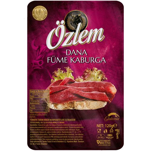 Özlem Dana Füme Kaburga 120 Gr