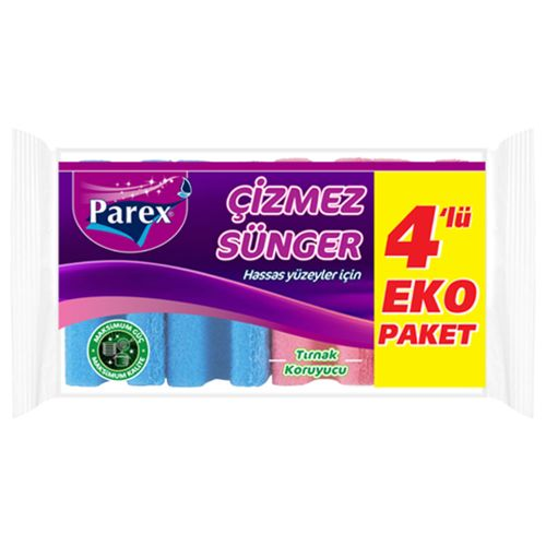 Parex Çizmez Sünger Oluklu 4 Adet