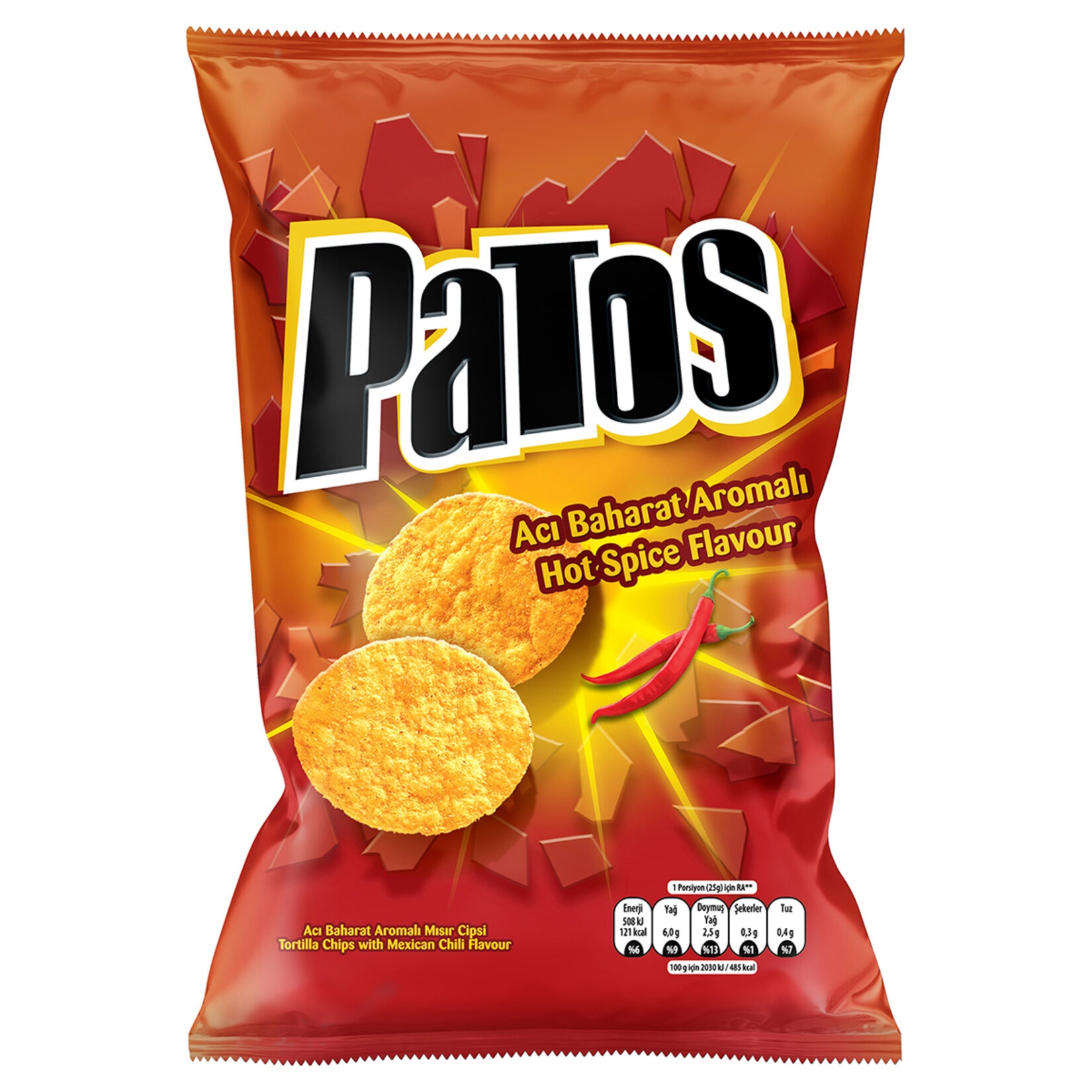 Patos Acı Mısır Cipsi 185 Gr