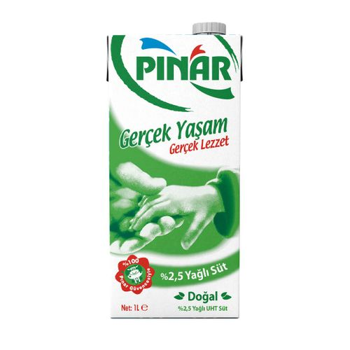 Pınar Süt %2,5 Yağlı 1 Lt
