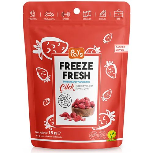 Pol's Freeze Fresh Çilek 15 Gr
