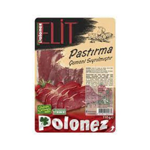 Polonez Çemeni Sıyrılmış Pastırma 110 Gr