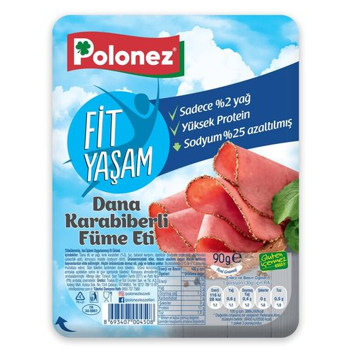 Polonez Dana Karabiberli Füme Et 90 Gr