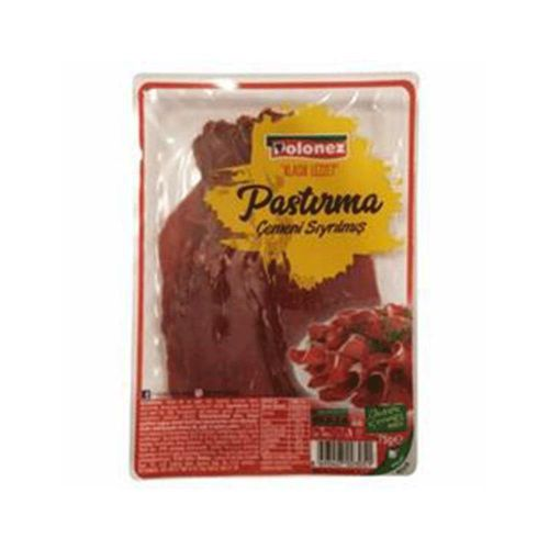 Polonez Çemeni Sıyrılmış Pastırma 75 Gr