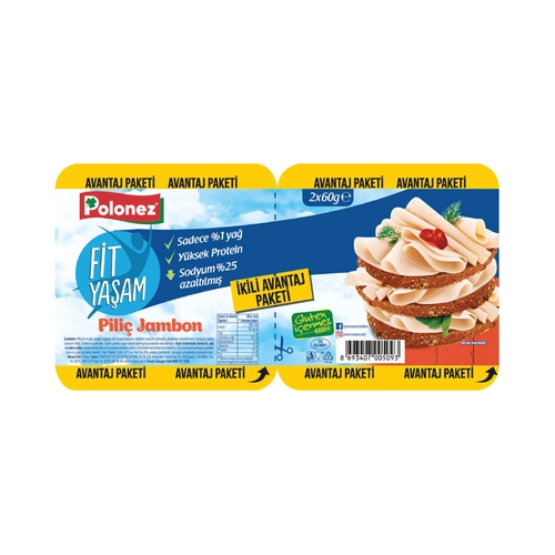 Polonez Jambon Piliç 2 x 60 Gr