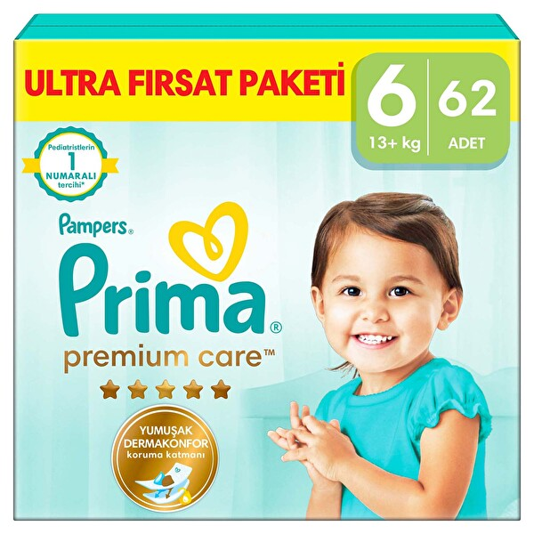 Prima Premium Care Fırsat 6 Beden 62 Adet