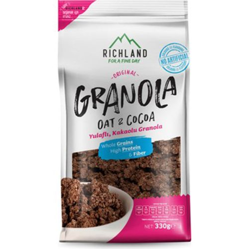 Richland Kakaolu Granola 330 Gr