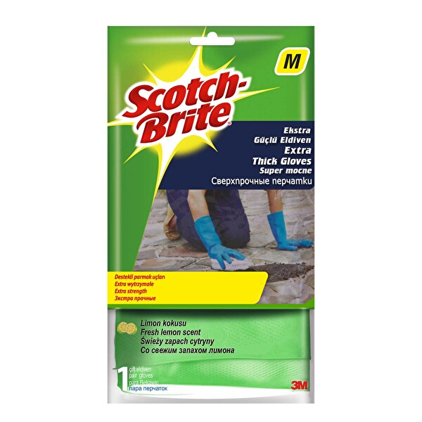 Scotch-Brite Extra Güçlü Eldiven Medium Adet