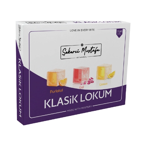 Şekerci Mustafa Karışık Meyve Aromalı Lokum 350 Gr