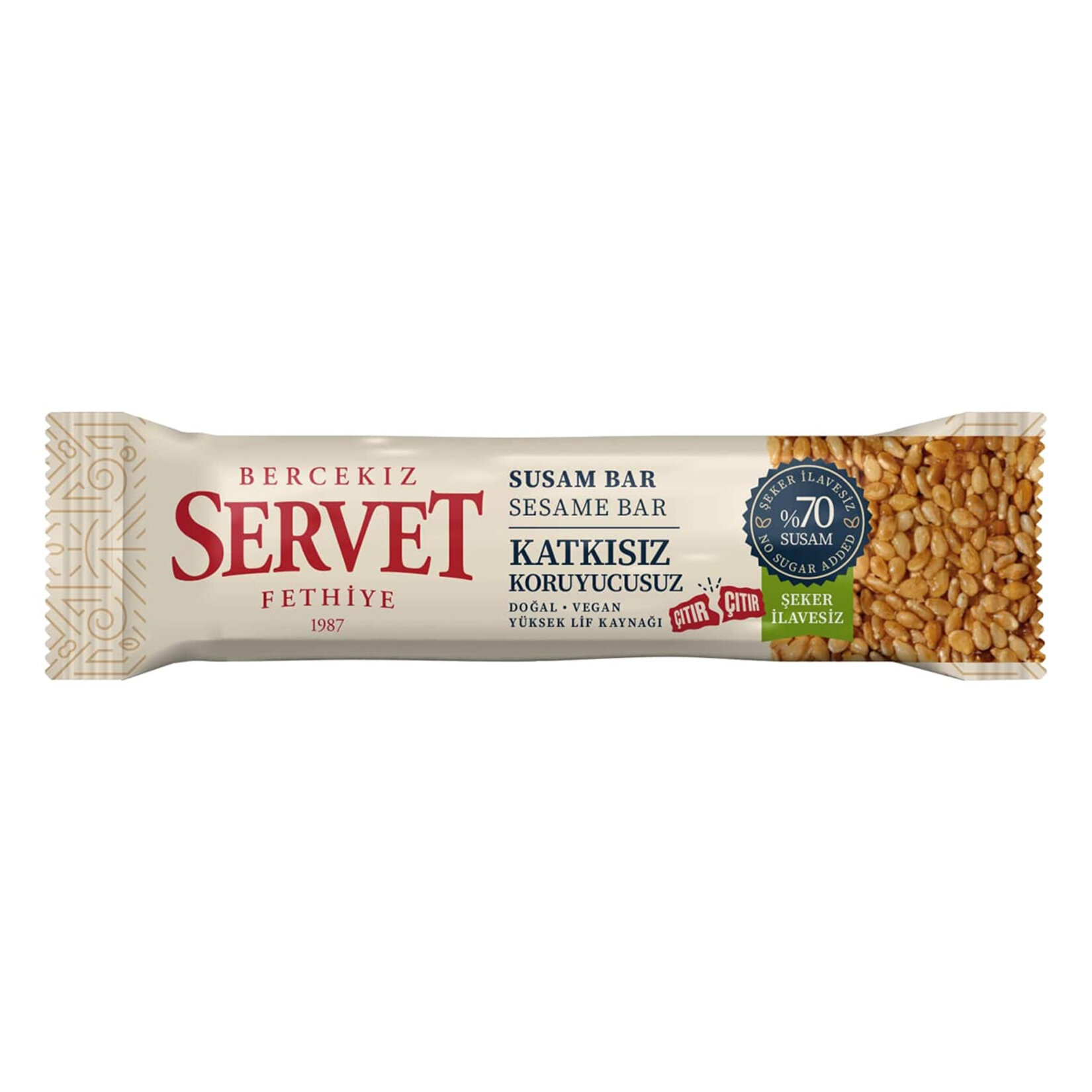 Servet Şekerleme Susamlı Bar 20 Gr