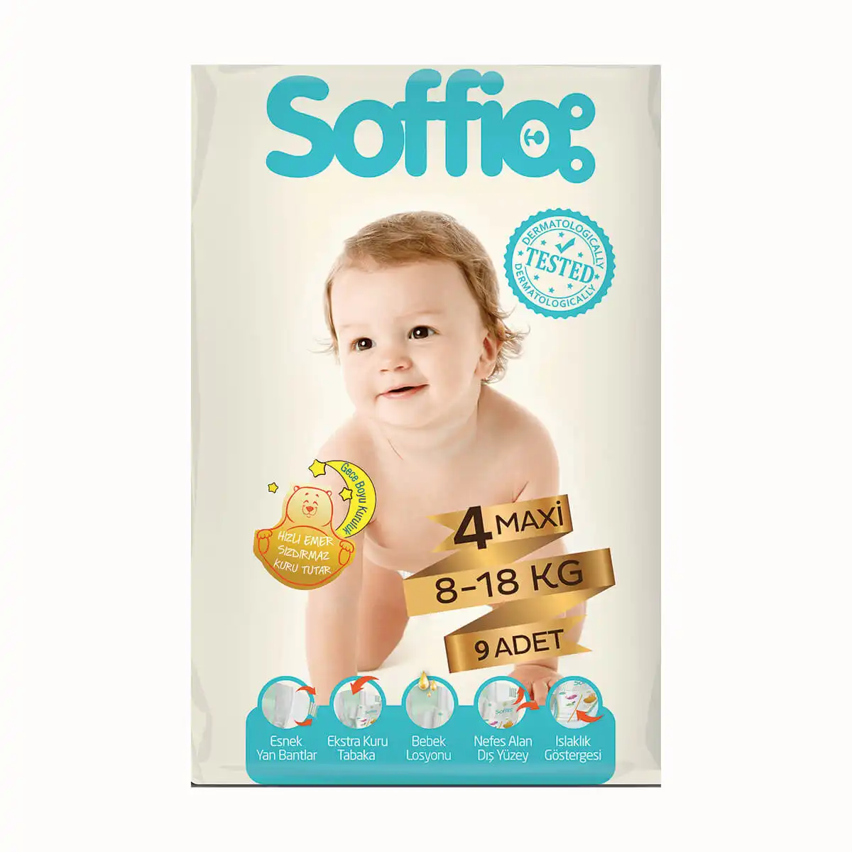 Soffio Çocuk Bezi Maxi 9 Adet