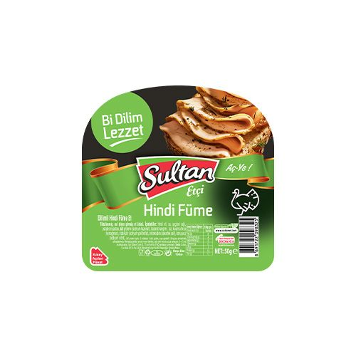 Sultan Dilimli Hindi Füme Et 50 Gr