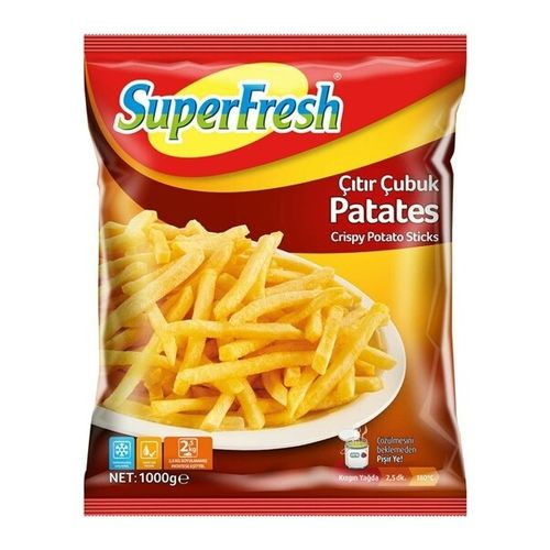 Superfresh Dondurulmuş Patates 7x7 1 Kg