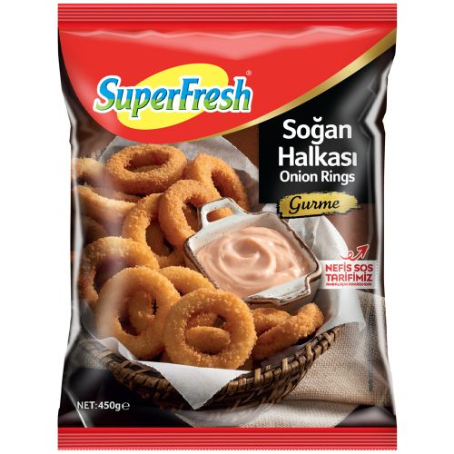 Superfresh Soğan Halkası Gurme 450 Gr