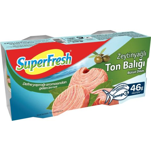 Superfresh Zeytinyağlı Ton Balığı 2x140 Gr