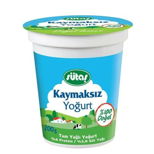 Sütaş Kaymaksız Yoğurt 200 Gr