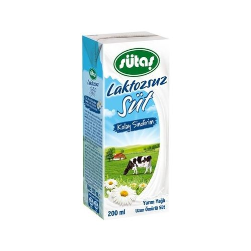 Sütaş Süt Laktozsuz 200 Ml
