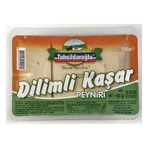 Tahsildaroğlu Dilimli Kaşar 200 Gr