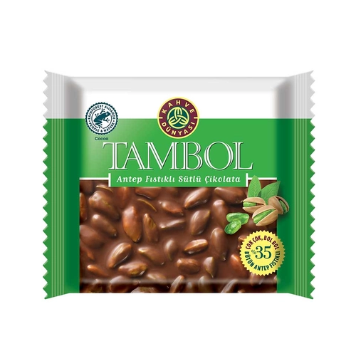 Tambol Sütlü Fıstıklı Çikolata 77 Gr