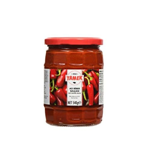 Tamek Acılı Biber Salçası (22-24 Bx) 550 Gr