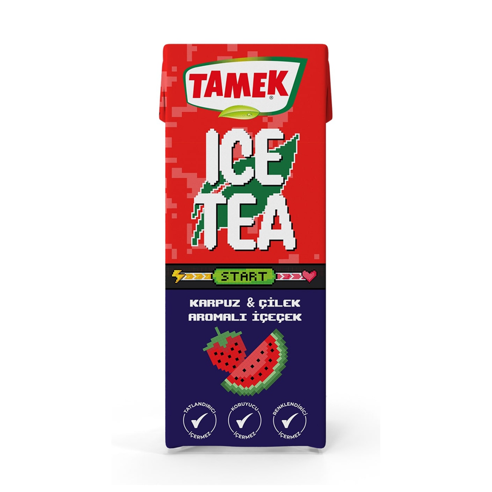 Tamek Ice Tea Karpuz Çilek 200 Ml