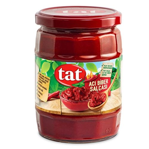 Tat Acı Biber Salçası Cam 550 Gr
