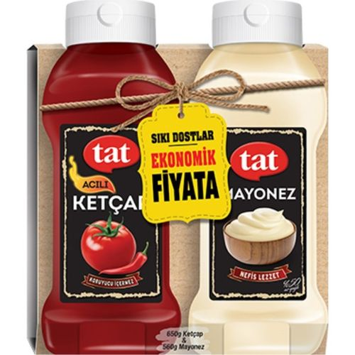 Tat Sıkı Dostlar 1210 Gr (Ketçap 650 Gr - Mayonez 560 Gr)