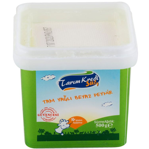 Tk Tam Yağlı Taze Beyaz Peynir 500 G
