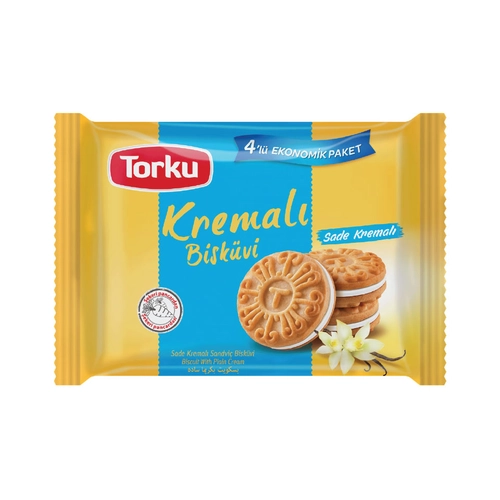 Torku Sade Kremalı Bisküvi 4x61 Gr