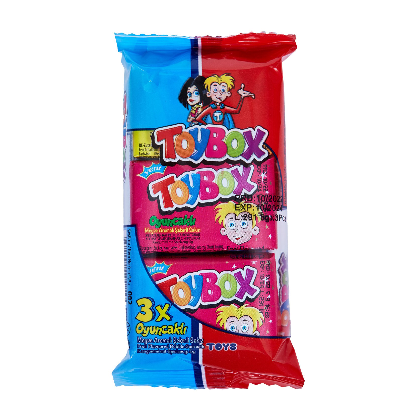 Toybox Oyuncaklı Sakız 3 Adet 15 Gr