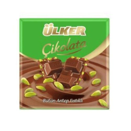 Ülker Bütün Ant.fıstıklı Sütlü Kare Çikolata 65 G