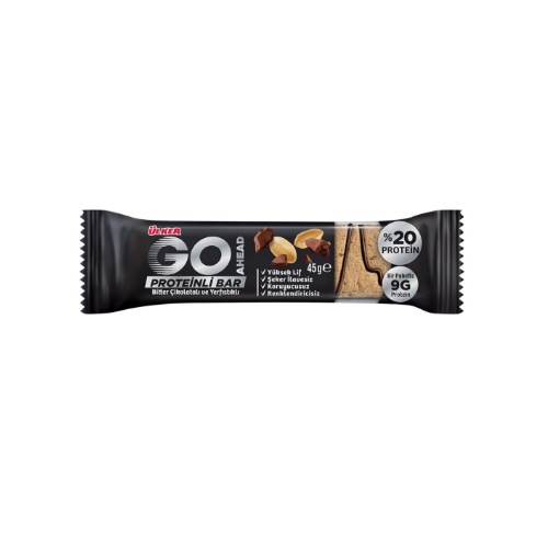 Ülker Go Ahead Yer Fıstıklı Protein Bar 45 Gr