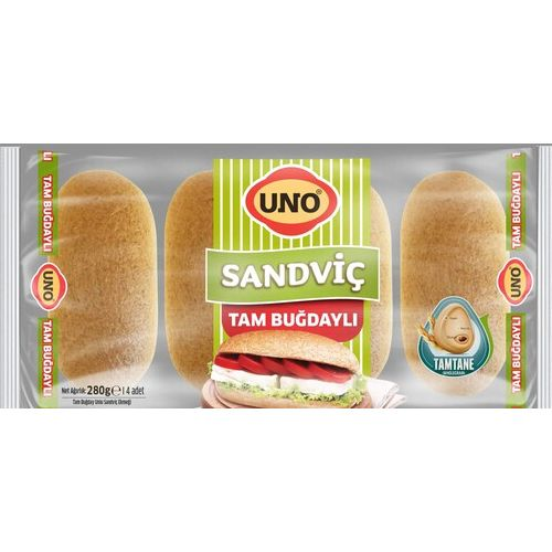 Uno Anadolu Tam Buğdaylı Sandviç Ekmeği 280 Gr