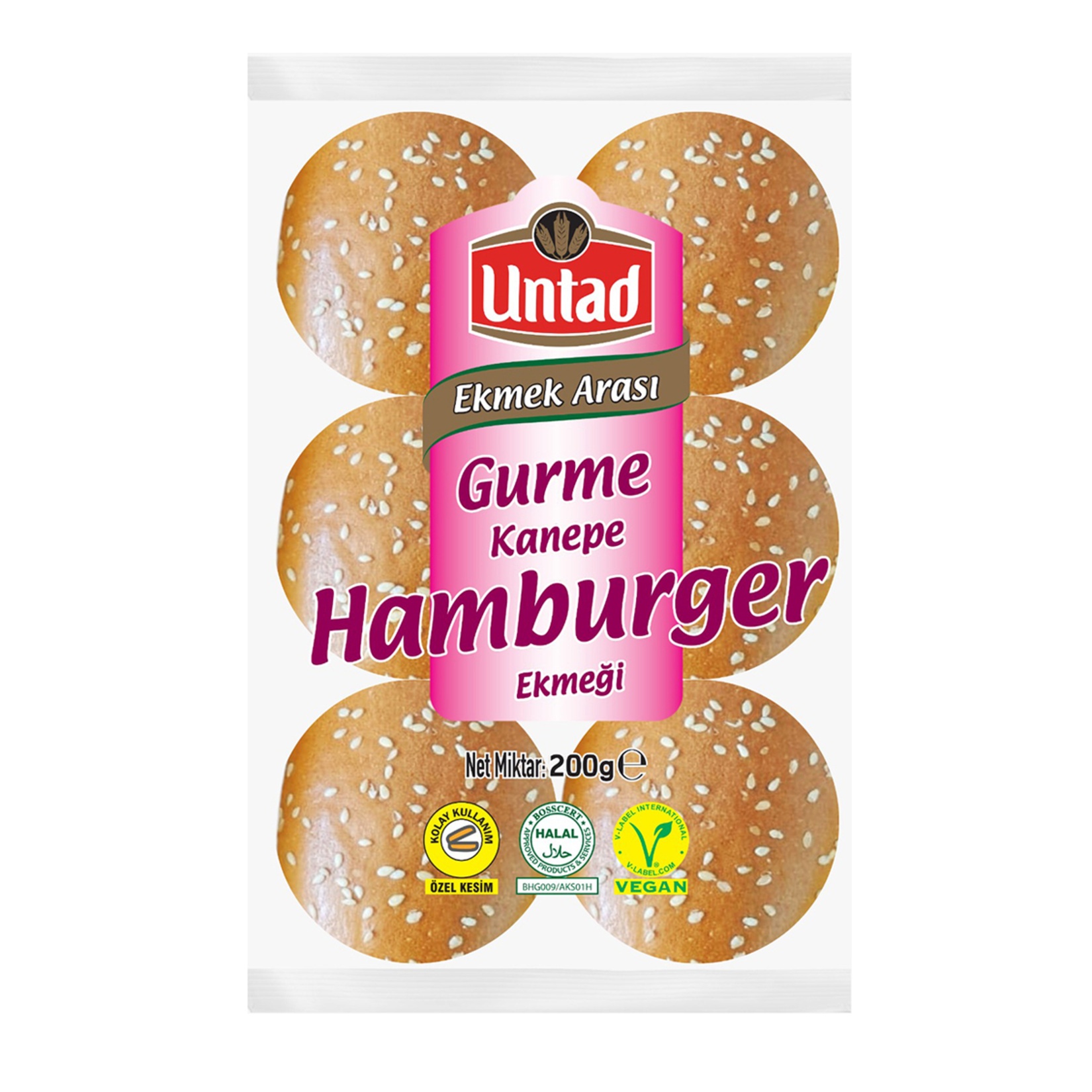 Untad Kanepe Hamburger 6 Adet