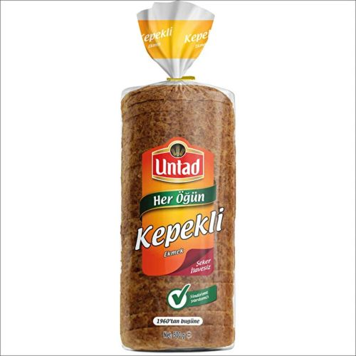 Untad Kepek Tost Ekmeği 500 Gr