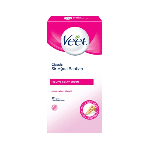 Veet Ağda Bandı Klasik 12 Adet