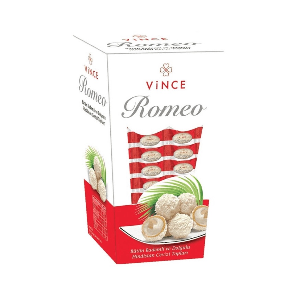 Vince Romeo Çikolata Dolgulu Bademli 150 Gr