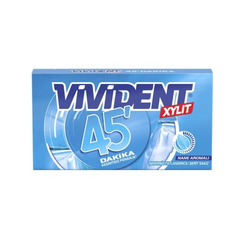 Vivident 45 Dakika Cüzdan Nane Aromalı Sakız 26 Gr