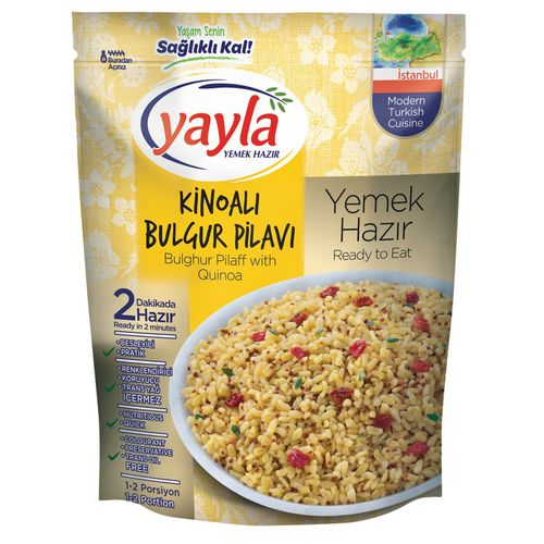 Yayla Yemek Hazır Kinoalı Bulgur Pilavı 250 Gr