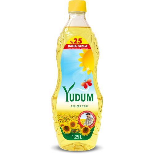 Yudum Ayçiçek Yağı 1.25 Lt