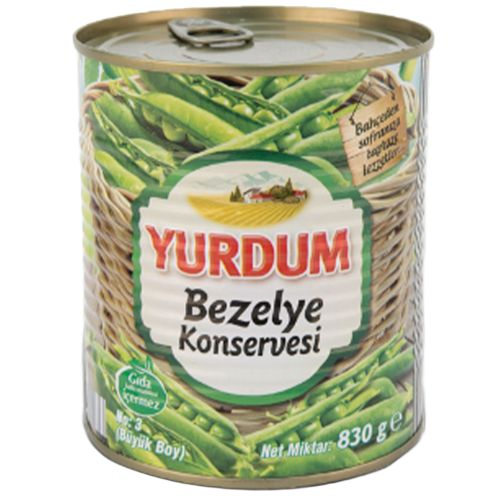 Yurdum Bezelye Konservesi 830 Gr