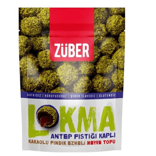 Züber Lokma Antep Fıstığı Kaplı Topu 96 Gr