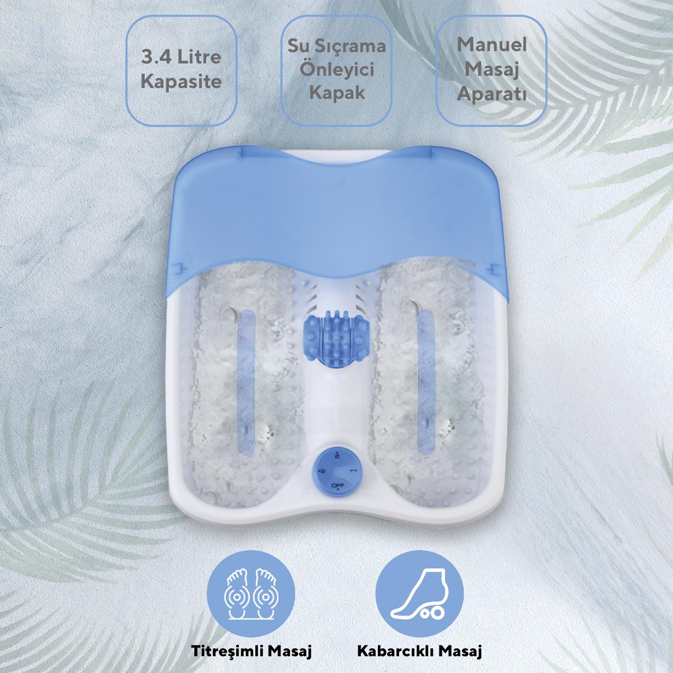 Kumtel Çok Fonksiyonlu Ayak SPA Masaj Aleti HFS-01 (4Q0056154) görsel 3