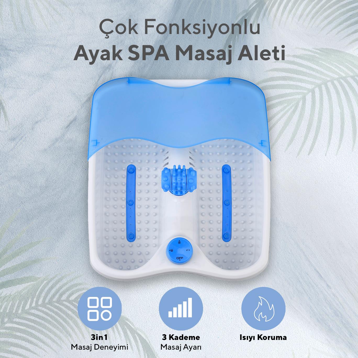 Kumtel Çok Fonksiyonlu Ayak SPA Masaj Aleti HFS-01 (4Q0056154) görsel 2